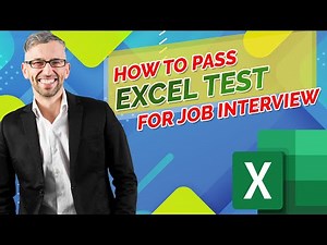 EXCEL TEST FOR JOB INTERVIEW | FREE MICROSOFT EXCEL QUESTIONS & ANSWERS