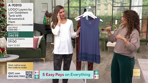 You are watching LOGO by Lori Goldstein(R) on QVC2®. Shop the show, here: https://qvc.co/shopqvc2december2025 | QVC Live