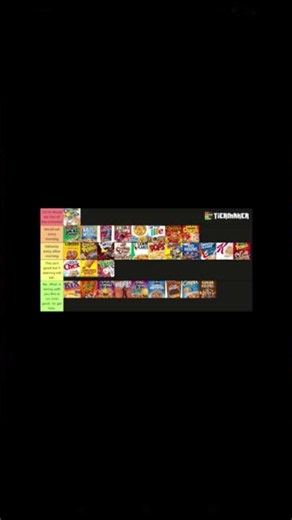 cereal tier list