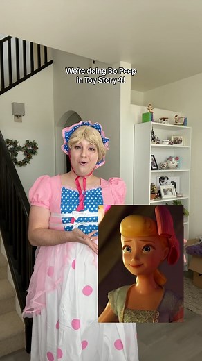 Bo Peep Toy Story 4 Costume! #disney #toystory #pixar #funnyreels #disneyreels #mrthomasenglish | Mrthomasenglish