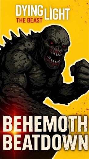 “Dying Light Boss Fight: Behemoth Beatdown | satisfying game therapy" ⚔️”