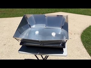 Solar oven cooked tender loin and chicken