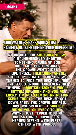 John Wayne Defending Bob Hope 🎭