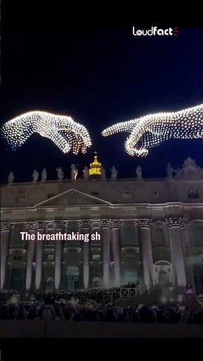 3,000 Drones Light Up Vatican Sky With Michelangelo Masterpieces