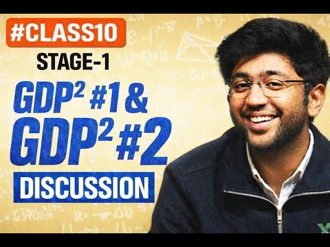 GDP 1&2 Discussion part 2 ll Important questions ll Mission Jeet ll CLASS 10th