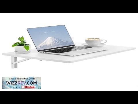 VEVOR Wall Mounted Folding Table 23.6 x 15.7 inches Wall Mount Table