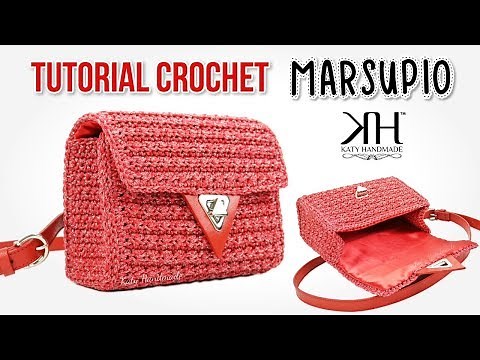 TUTORIAL BORSE UNCINETTO - MARSUPIO "Dolce" CROCHET ♡ Katy Handmade
