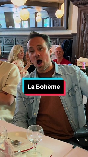 Enchanting Performance of La Boheme in a Parisian Restaurant
