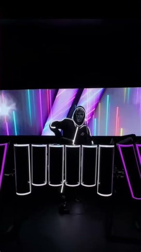 Insane Bass Drop Performance 🔥 Neon Beat