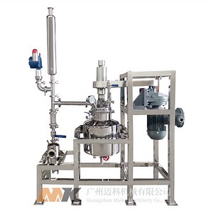[Hot Item] 5L Magnetic Stirrer Motor Jacketed Reaction Kettle Chemical Mixing Reactor Vessel Tank Lab Stainless Steel Chemical Reactor
