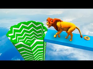 Virtual Adventure : Simba Pumbaa Mufasa Scar Kiara Rafiki shenzi and Timon in GTA 5 | THE LION KING