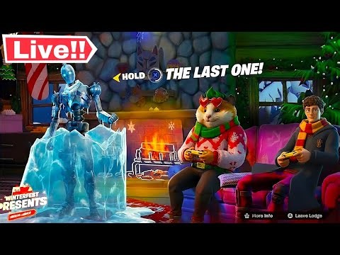 🔴LIVE! FORTNITE 2025 WINTERFEST IS HERE!!!!!