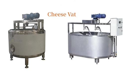 Stainless Steel Cheese Processing Machine Industrial Cheese Vat for Sale