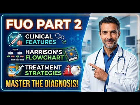 FUO Part 2: Clinical Features, Harrison's Flowchart & Diagnostic Approach