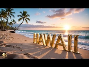 Deep House Hawaii – 4K Sunset Ocean Chillout Mix