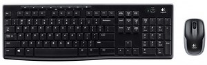 Logitech Wireless Keyboard Mouse Combo MK270: $15 (Reg. $30), Dell 20" 1080 Display : $70