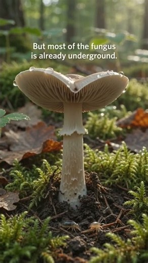 🍄 Did you know mushrooms can seem to grow overnight?