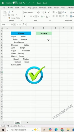 6.3K views · 42 reactions | Advance Excel Tricks You Must Know  | Excel Hidden Features & Tips  | #focusinguide #AdvanceExcel #ExcelTricks #ExcelTips #ExcelTutorial #ExcelForBeginners #ExcelShortcuts #LearnExcel #Corporate #Finance #Accounting #focusinguide #ExplorePage | Focusinguide | Facebook