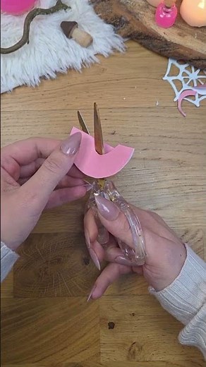 DIY Gespenst basteln 👻☺️ #shorts #crafts #halloween