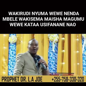 2.9K views · 116 reactions | Pambana songa mbele | Dr. L.A Joe | Facebook