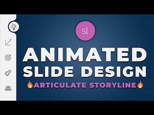 Amazing Animated Articulate Storyline Slide Design Tutorial 🔥Step by Step🔥