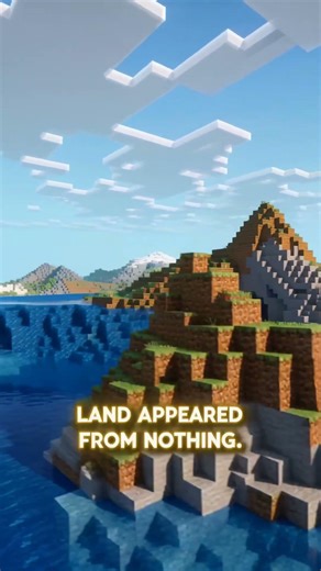 Minecraft Bible Stories: God Separated The Waters 🌊🌍 #Shorts