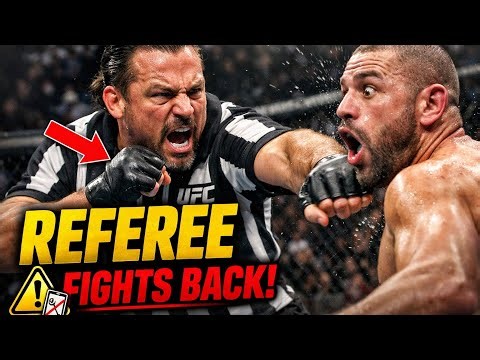Referees vs Fighters | When referees fight back - UFC