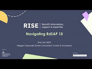 Navigating RdSAP 10 | RISE Masterclass