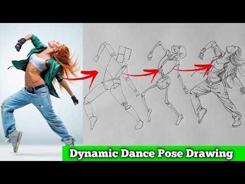 Expressive Dance Pose Drawing Tutorial: From Sketch to Finish