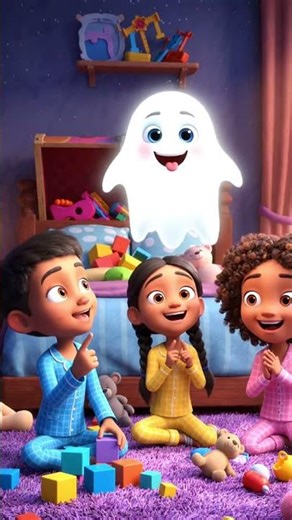 👻 Funny Ghost Playing With Kids 😂 | Cute Animation Short