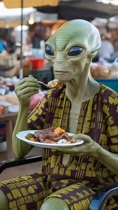 Alien eating lunch. If you get alien face to face and ask you for a dinner, will you accept? Join group watch more: Mysterious Aliens & UFO Disclosure ✔ | Mysterious UFOs