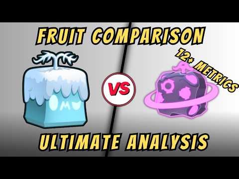EPIC BATTLE! Blizzard Fruit VS Gravity Fruit Comparison | Damage, PvP, PVE, AOE, DPS, Rarity & More