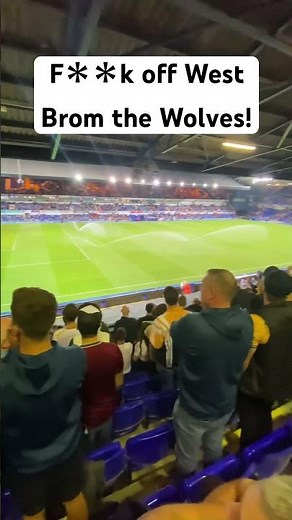 Wolves fans singing F＊＊k off West Brom the Wolves chant. Ipswich 3-2 Wolverhampton. 26.09.23