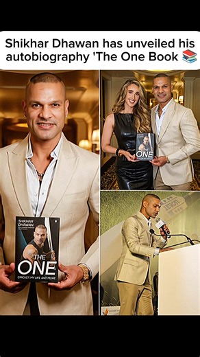 Shikhar Dhawan has unveiled his autobiography The One Book📚 #shortsfeed #penguinbooks #shikhardhawan