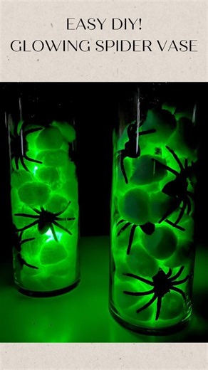 89K views · 1.8K reactions | DIY Glowing Spider Centerpieces! ️ Add...
