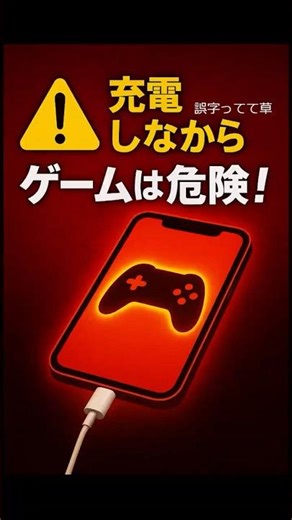 充電しながらゲーム、マジで危険です #shorts