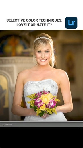 🌈 Applying selective color to photos—some love it; some hate it. 👀 But, watch how easy it is to do in Lightroom! #SelectiveColor #PhotographyEditing 📸 Tune into #TheGridLive each week to learn more #Photography, #Lightroom, and #Photoshop tips. | KelbyOne