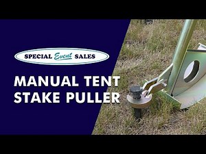Manual Tent Stake Puller