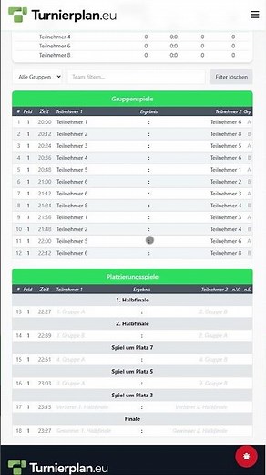⚽ Turnier erstellen in unter 30 Sekunden? #turnierplan #fußballturnier #fußballturnier #eventplanung