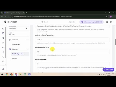 How To Fix PHP Execution Timeout in Hostinger