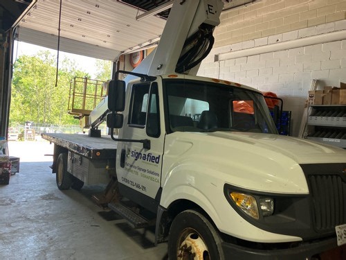 used bucket boom truck for sale | eBay