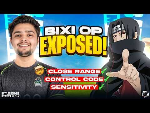 BIXI OP EXPOSED ⚠ Secret Sensitivity,Close Range,Drills,Aim Decoded🔥BGMI Tips & Tricks