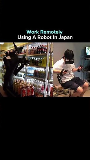 Japan is pioneering a new form of remote work using VR-controlled robots