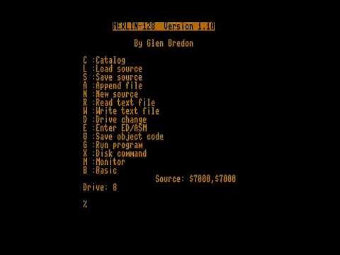 C128 COMMODORE 128 merlin 128 macro assembler UTILITY roger wagner pub 1987v1 10c128
