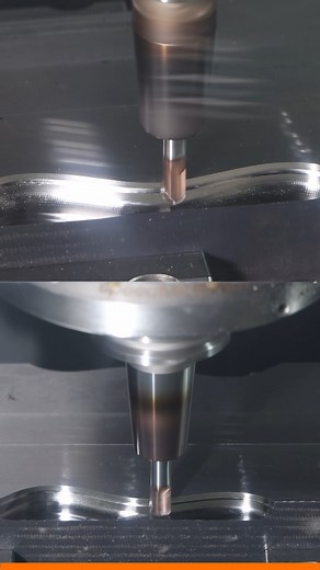 75% MORE EFFECTIVE?! 🤯 We put two of our best milling cutters head-to-head in a direct comparison: ⬆️ TOP SCREEN: The new GARANT Diabolo full radius milling cutter HRC62 delivers an incredible 75% gain in trimming effectiveness. ⬇️ BOTTOM SCREEN: Compared to the GARANT Diabolo HRC62 torus milling cutter. Shop the full GARANT Diabolo line at hoffmanngroupusa.com 🔥 #MillingCutter #CNC #Machining #Manufacturing #Metalworking #GARANT #GARANTDiabolo | Hoffmann Group
