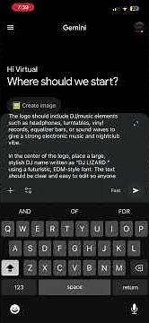 Create a professional DJ logo with AI.... (Prompt in the description)