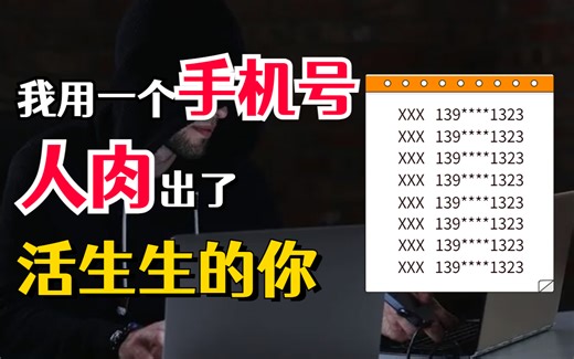 我用手机号查到你的所有信息！本视频提供网络安全/渗透测试/黑客攻防/DDOS攻击教程