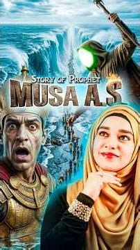 When Musa A.S Split the SEA & Firaun Died!🌊✨ #prophetstories #musa #quranstories ‪@ramshasultankhan‬