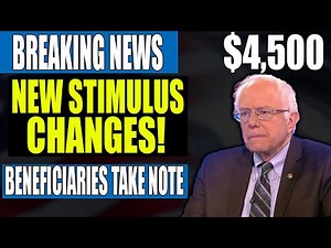 BREAKING: $4,500 Relief Payout + New Stimulus Check Update for SSI, SSDI & Unemployment