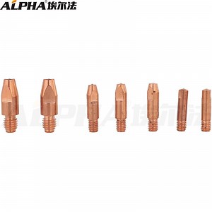 [Hot Item] Contact Tip Manual/Robot Welding Torch Accessory MIG Gas Parts Copper Welding Nozzles